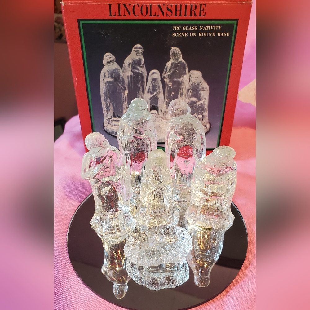 Lincolnshire Glass Nativity Scene